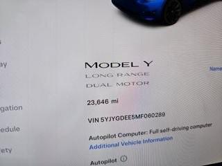 used 2021 Tesla Model Y car, priced at $31,500