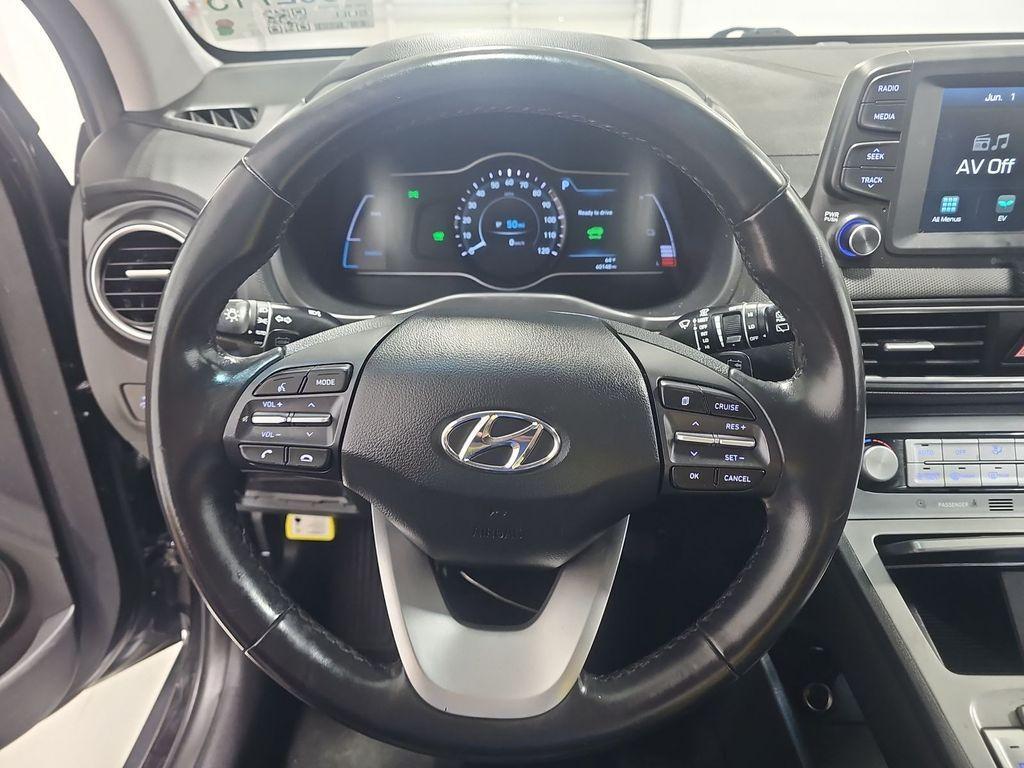 used 2021 Hyundai Kona EV car, priced at $18,995