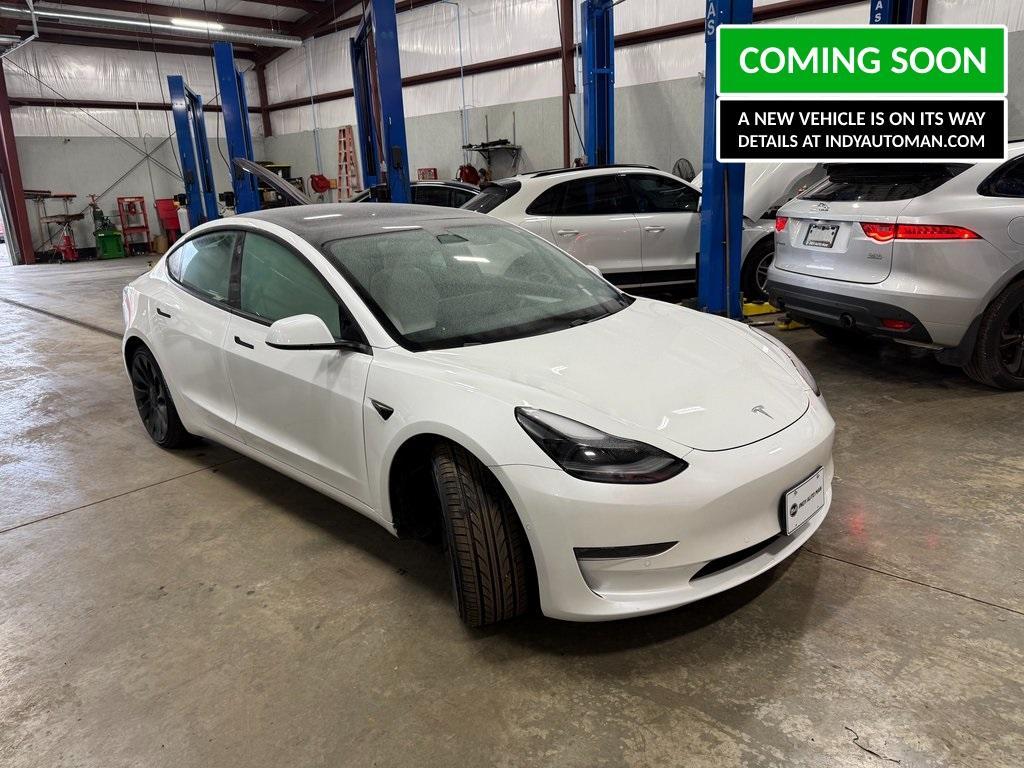 used 2021 Tesla Model 3 car, priced at $28,500