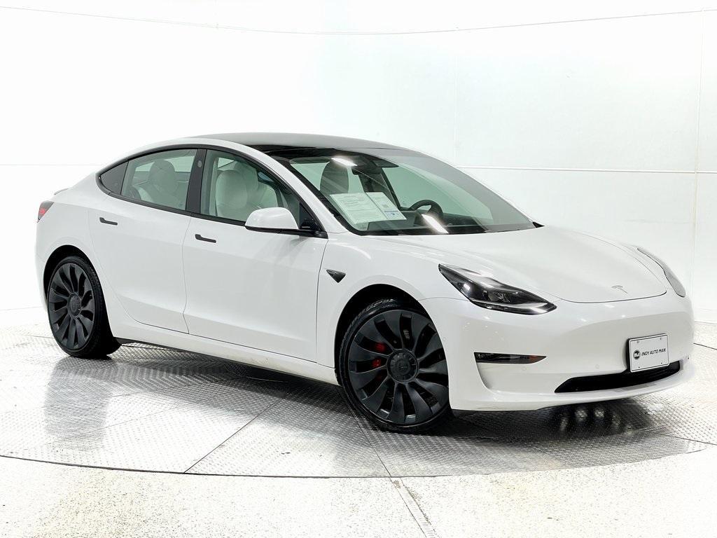 used 2021 Tesla Model 3 car, priced at $27,620