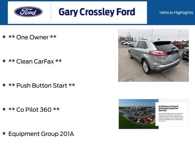 used 2021 Ford Edge car, priced at $25,500