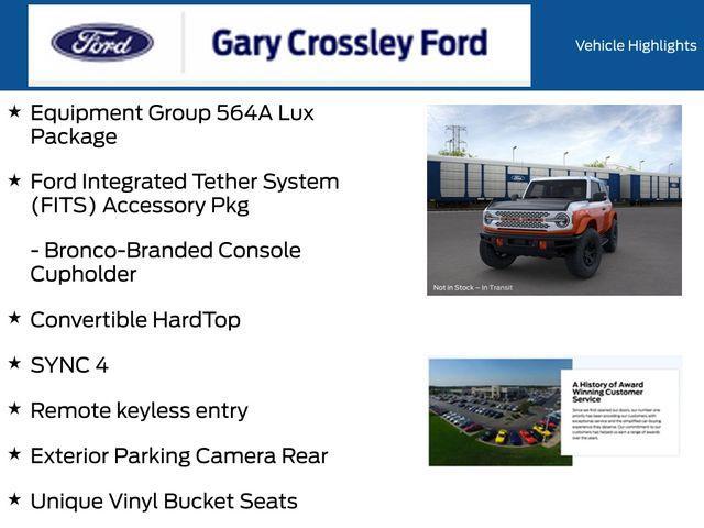 new 2025 Ford Bronco car, priced at $72,585