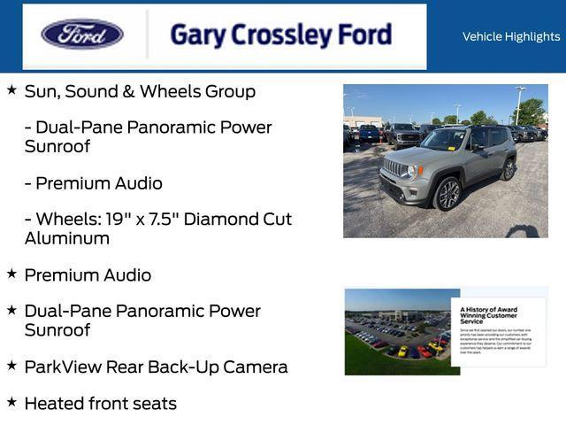used 2022 Jeep Renegade car, priced at $21,500