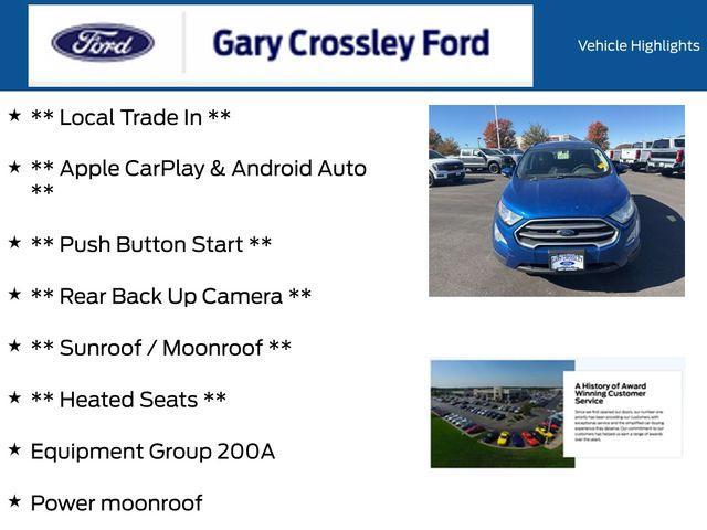 used 2021 Ford EcoSport car, priced at $16,000