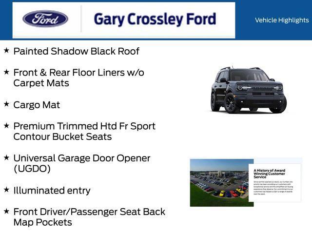new 2025 Ford Bronco Sport car, priced at $32,866