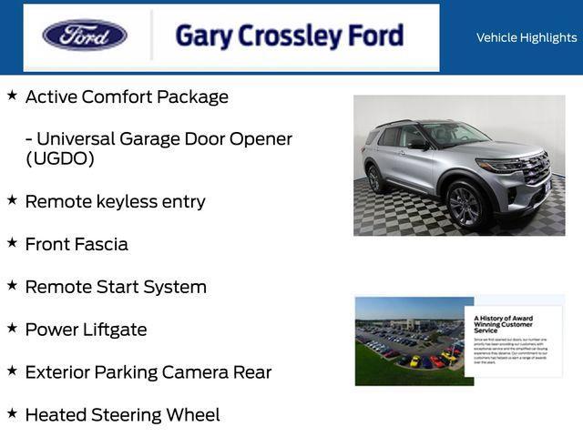 new 2025 Ford Explorer car, priced at $48,199