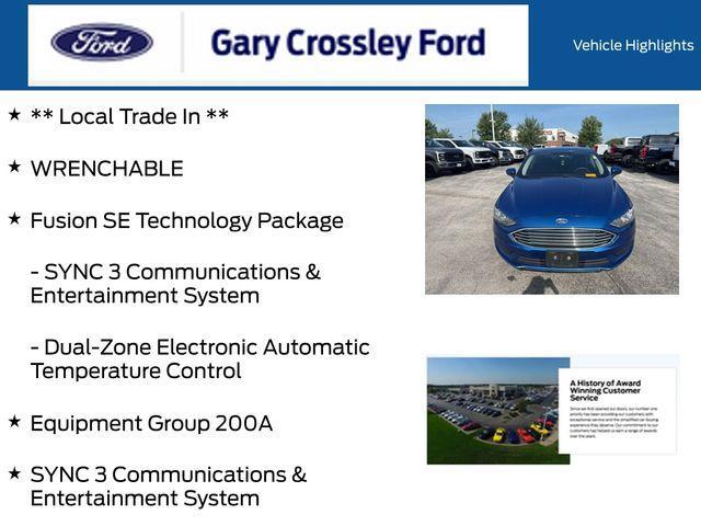 used 2017 Ford Fusion car, priced at $10,000