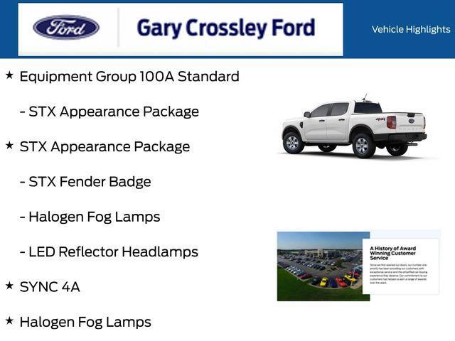 new 2025 Ford Ranger car, priced at $36,104