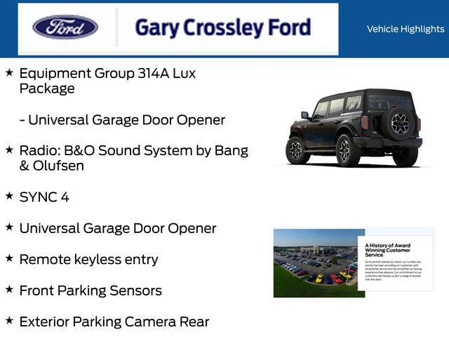 new 2025 Ford Bronco car, priced at $53,000
