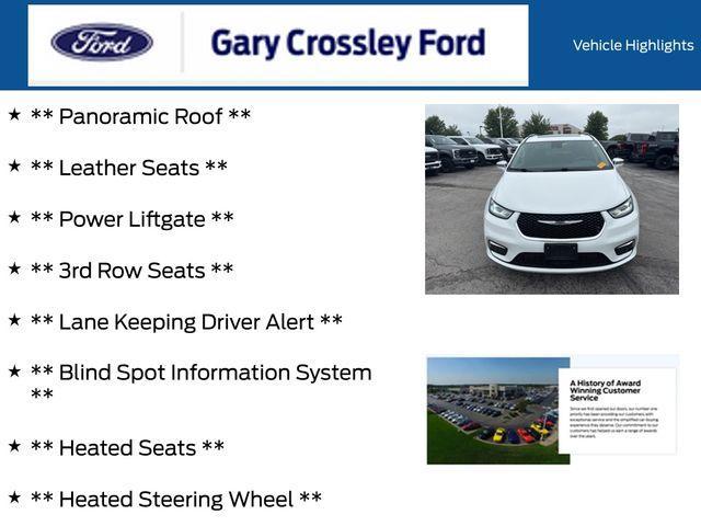 used 2022 Chrysler Pacifica car, priced at $34,000