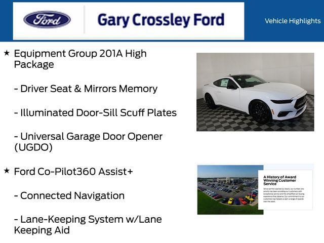 new 2025 Ford Mustang car, priced at $46,120