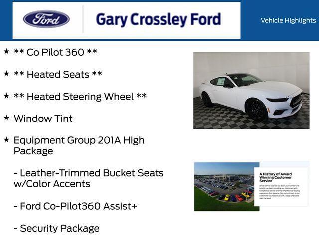 new 2025 Ford Mustang car, priced at $46,120