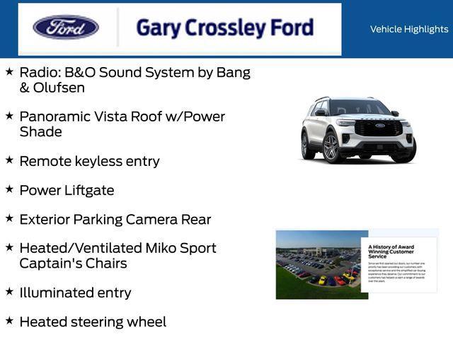 new 2025 Ford Explorer car, priced at $62,500
