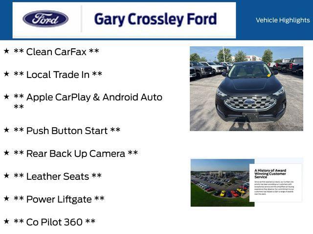 used 2022 Ford Edge car, priced at $21,500