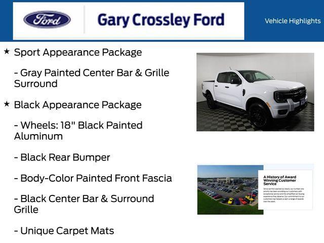 new 2025 Ford Ranger car, priced at $45,809