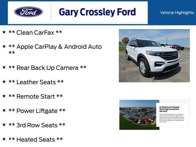 used 2021 Ford Explorer car, priced at $27,500