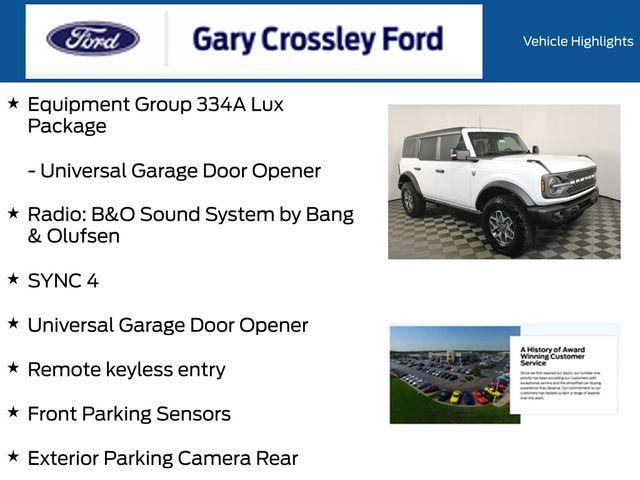 new 2025 Ford Bronco car, priced at $63,500