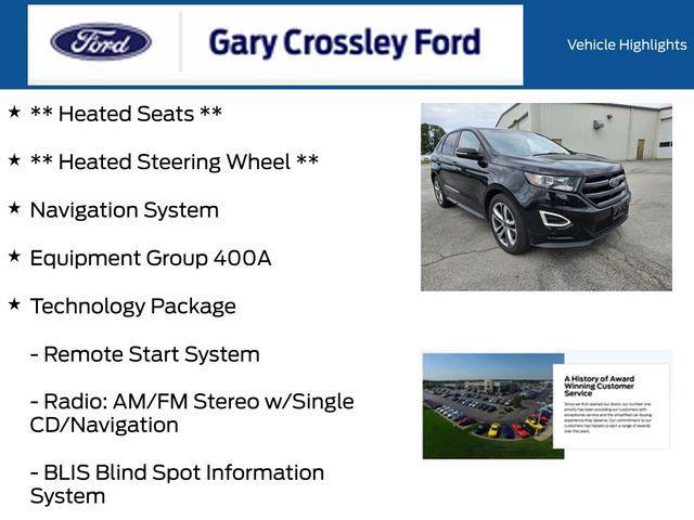 used 2016 Ford Edge car, priced at $14,500