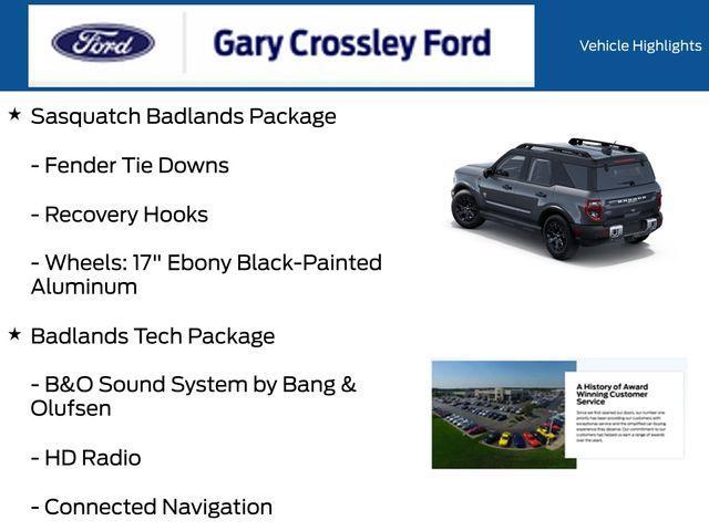 new 2025 Ford Bronco Sport car, priced at $43,510