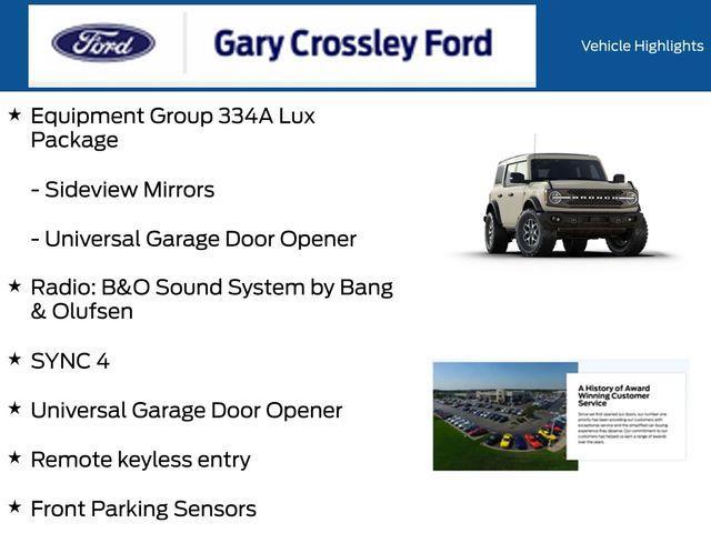 new 2025 Ford Bronco car, priced at $60,491