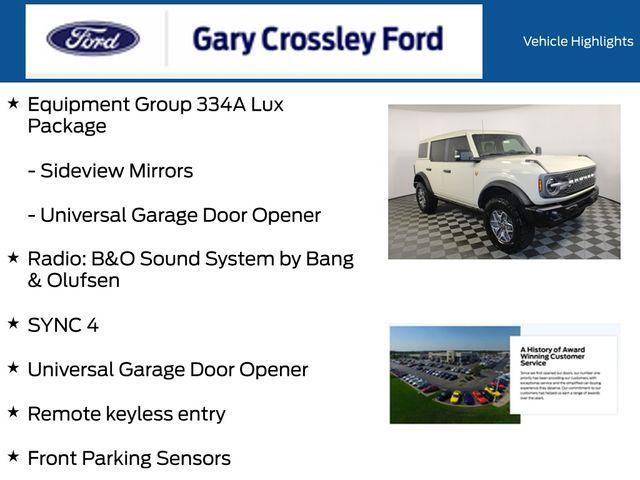 new 2025 Ford Bronco car, priced at $64,745