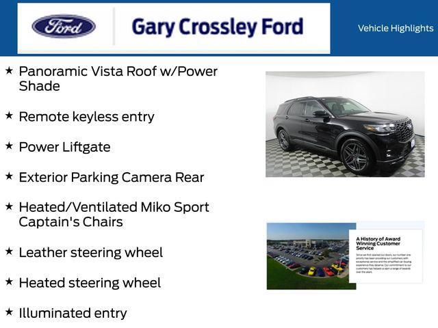 new 2025 Ford Explorer car, priced at $61,500