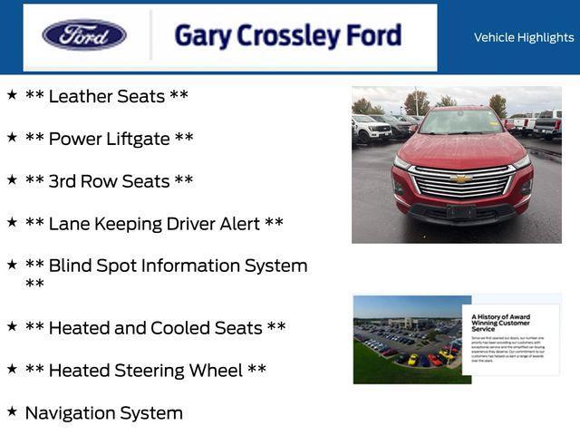 used 2023 Chevrolet Traverse car, priced at $39,500