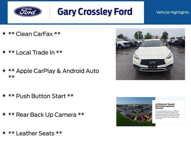 used 2017 INFINITI QX30 car, priced at $14,000