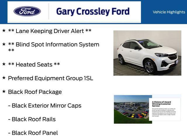 used 2021 Buick Encore GX car, priced at $22,500