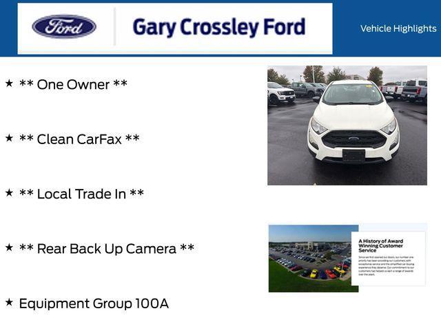 used 2020 Ford EcoSport car, priced at $12,500
