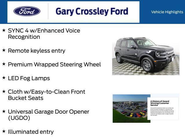 new 2025 Ford Bronco Sport car, priced at $31,257