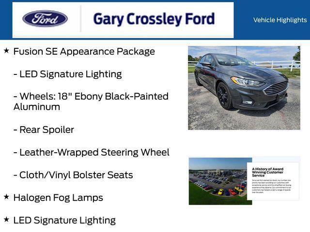used 2019 Ford Fusion car, priced at $17,500