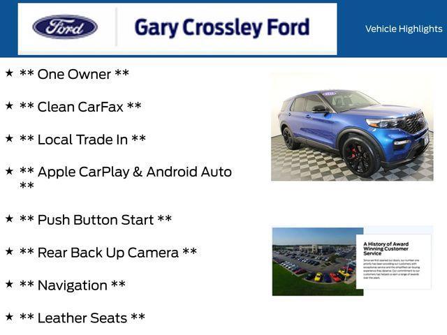used 2022 Ford Explorer car, priced at $35,500