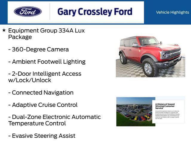 new 2025 Ford Bronco car, priced at $61,500