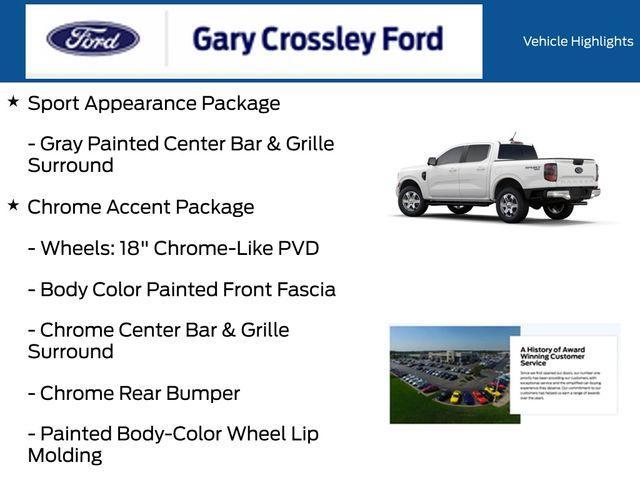 new 2025 Ford Ranger car, priced at $49,539