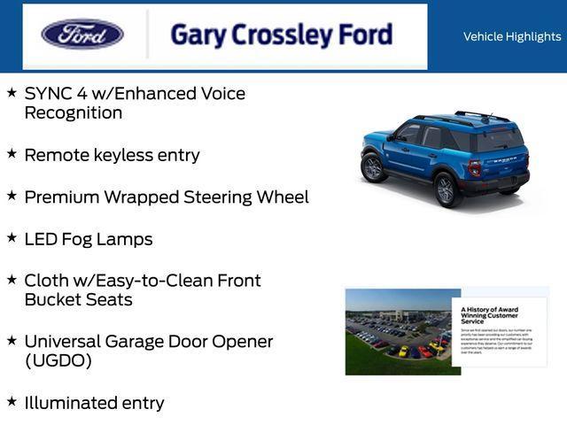 new 2025 Ford Bronco Sport car, priced at $31,611