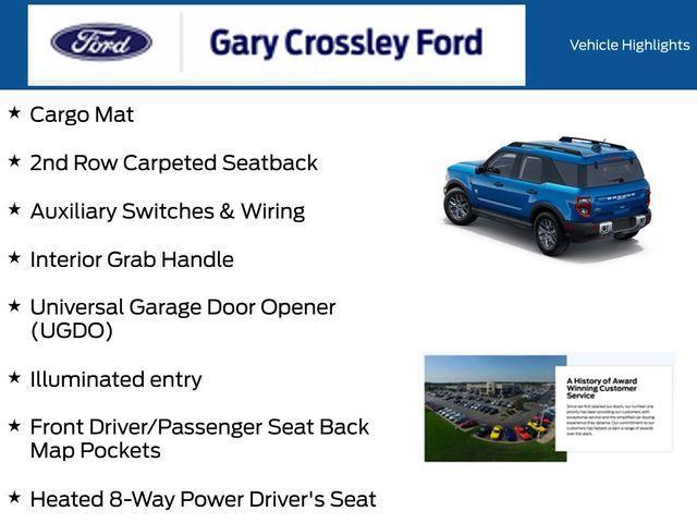 new 2025 Ford Bronco Sport car, priced at $34,446