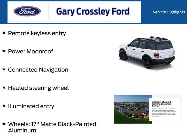 new 2025 Ford Bronco Sport car, priced at $40,827