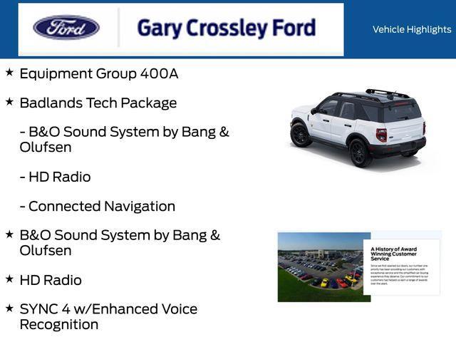 new 2025 Ford Bronco Sport car, priced at $40,827