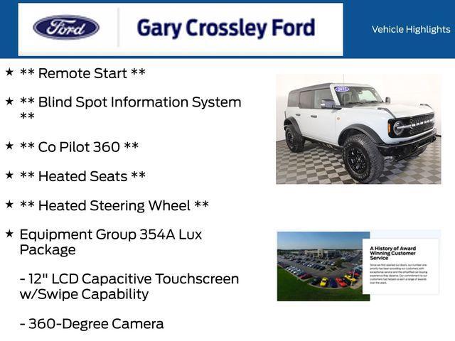 used 2023 Ford Bronco car, priced at $52,000