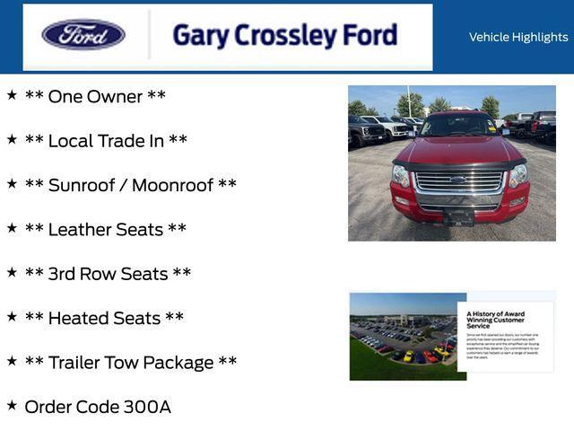 used 2010 Ford Explorer car, priced at $10,000