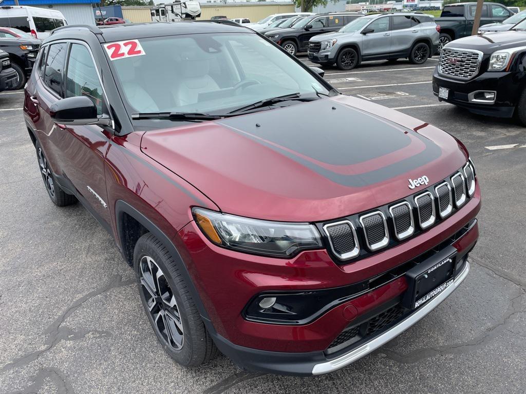 used 2022 Jeep Compass car, priced at $25,756