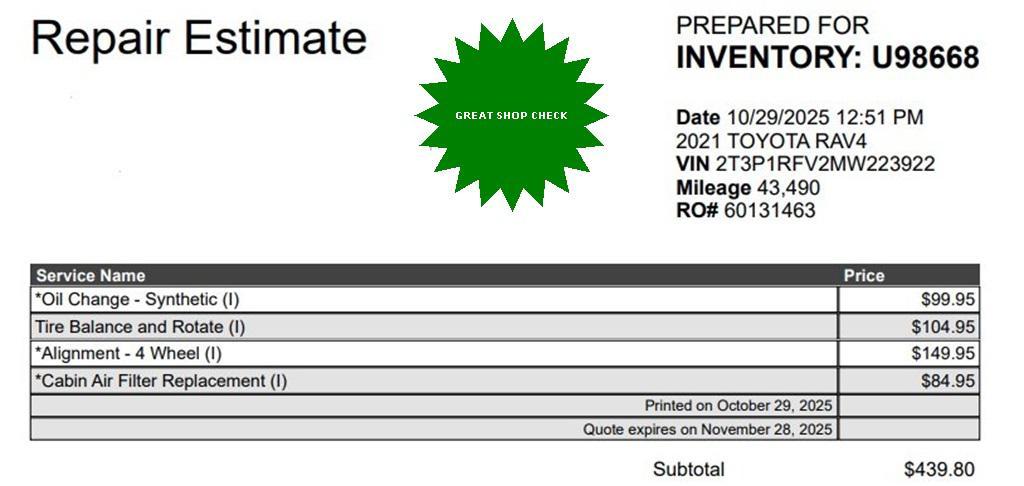 used 2021 Toyota RAV4 car