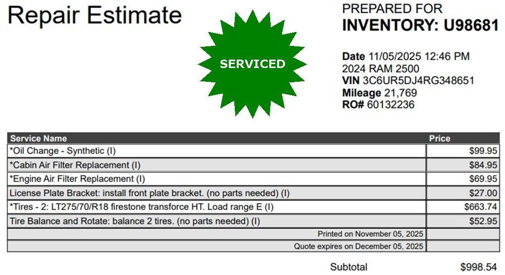 used 2024 Ram 2500 car