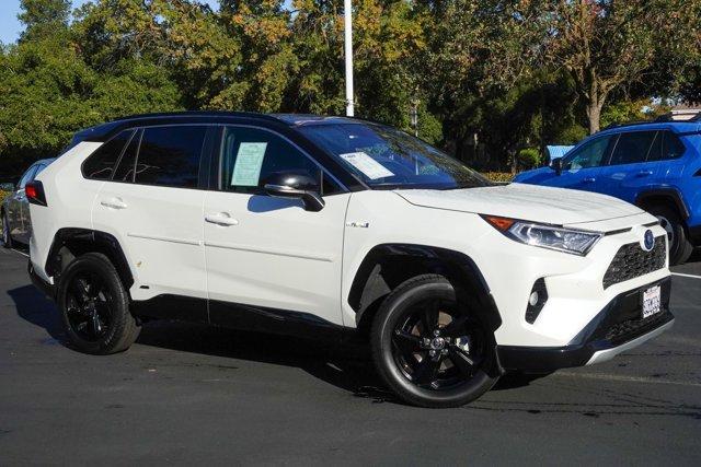 used 2021 Toyota RAV4 Hybrid car, priced at $34,000