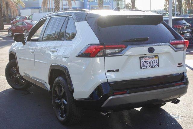 used 2021 Toyota RAV4 Hybrid car, priced at $34,000