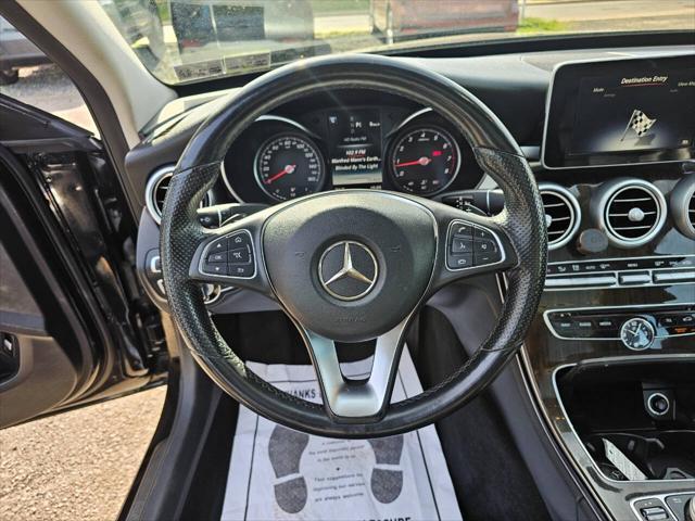 used 2017 Mercedes-Benz C-Class car, priced at $21,900