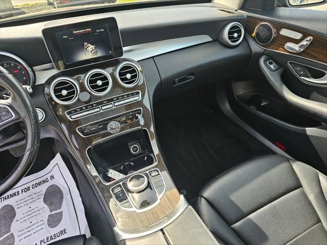 used 2017 Mercedes-Benz C-Class car, priced at $21,900