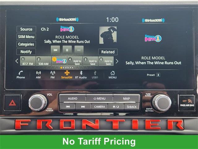 new 2025 Nissan Frontier car, priced at $40,536