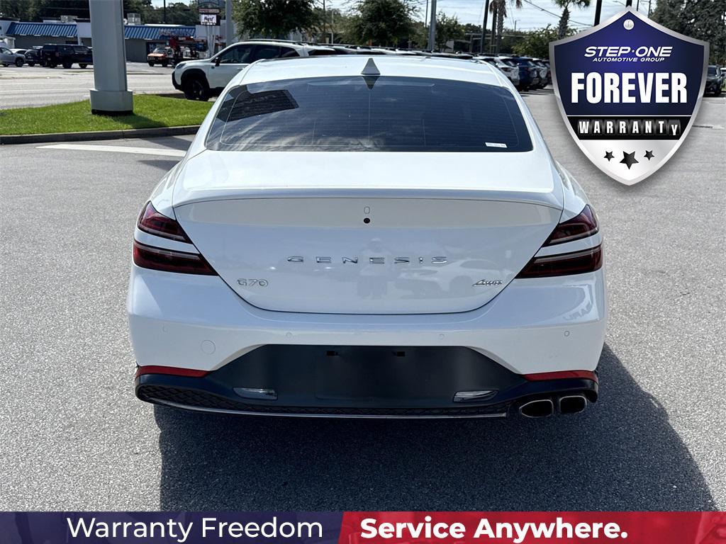 used 2023 Genesis G70 car, priced at $31,998